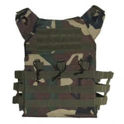 Gilet porte-plaque JPC Molle 1000D - Woodland