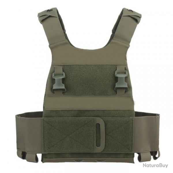 Gilet porte-plaque militaire lger FCS KDX - Ranger Green