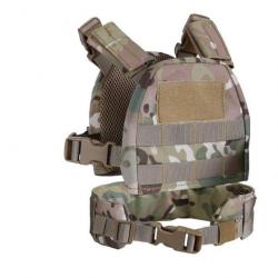 Gilet porte-plaque Molle enfant TENCOS - Multicam XS