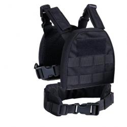 Gilet porte-plaque Molle enfant TENCOS - Black XS