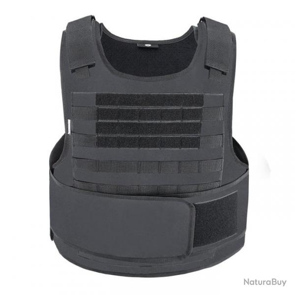 Gilet porte-plaque Molle MGFlashForce - Noir / Unique