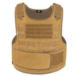 Gilet porte-plaque Molle MGFlashForce - Tan / Unique