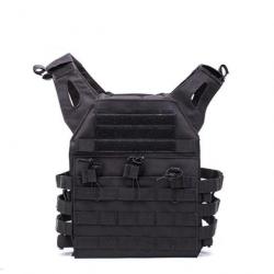 Gilet porte-plaque Molle Tactical 600D - Noir