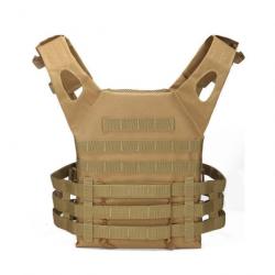 Gilet porte-plaque Molle Tactical 600D - Tan