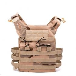 Gilet porte-plaque Molle Tactical 600D - Desert