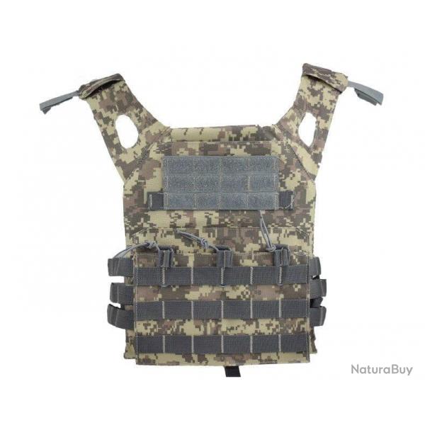 Gilet porte-plaque Molle Tactical 600D - Acu