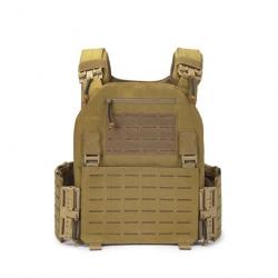 Gilet porte-plaque réglable Molle EmersonGear - Tan