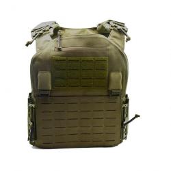 Gilet porte-plaque réglable Molle EmersonGear - Ranger green