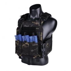 Gilet porte-plaque réglable Molle EmersonGear - Multicam noir