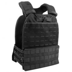 Gilet porte-plaque réglable Molle OWS noir