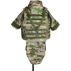 Gilet protection complète Pe/kevlar Ga2/3 - CP camouflage