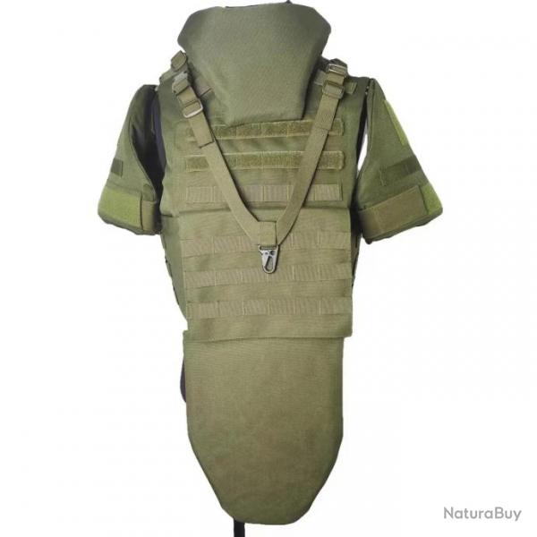 Gilet protection complte Pe/kevlar Ga2/3 - Army Green