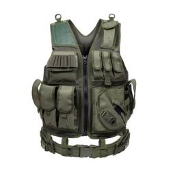 Gilet tactique combat réglable FYS - Ranger Green