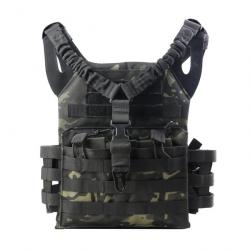 Gilet tactique JPC léger 1 point GOS - Multicam noir / Unique