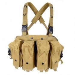 Harnais Chest Rig AK 47 Tactical ABS - Tan