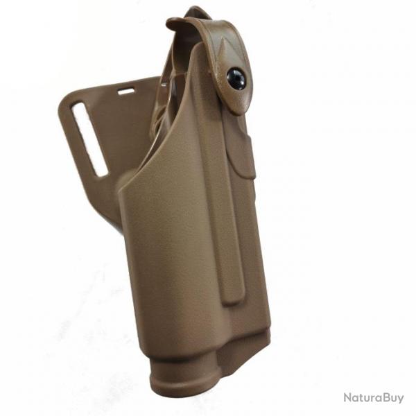 Holster ceinture Glock 17 19 - Coyote marron