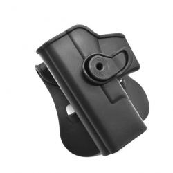 Holster ceinture rigide Glock 17 19 IMI - Noir