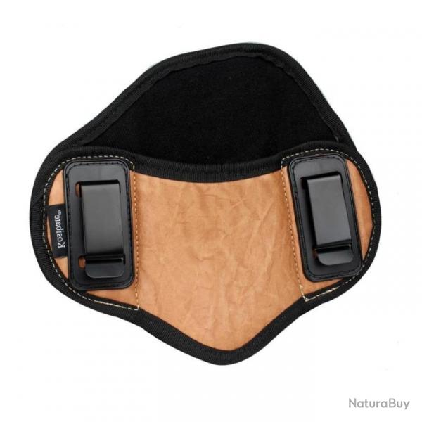 Holster cuir ceinture Glock 17,19 IWB - Marron