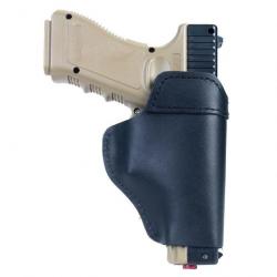 Holster cuir Glock 17 RH LH - Main gauche noir