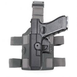 Holster cuisse droitier Glock M2S - Ensemble 2 (gris)