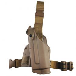 Holster cuisse droitier Glock POS - Tan / Coyote