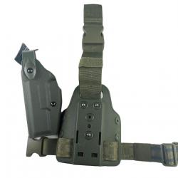 Holster cuisse droitier Glock POS - Ranger vert