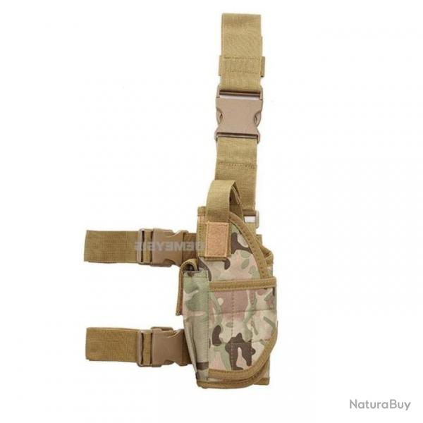 Holster cuisse droitier OPS universel - Multicam