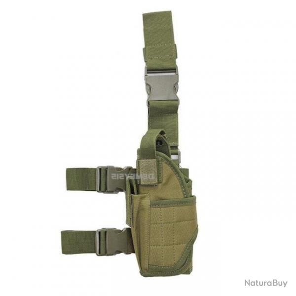 Holster cuisse droitier OPS universel - Vert OD