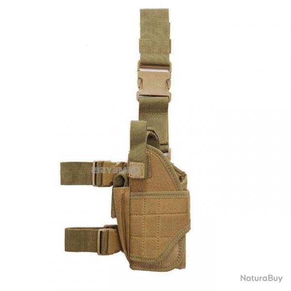 Holster cuisse droitier OPS universel - Tan / Coyote