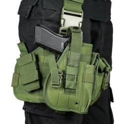 Holster cuisse MOLLE IronShield Glock Beretta - Vert OD