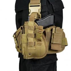 Holster cuisse MOLLE IronShield Glock Beretta - Tan / Coyote