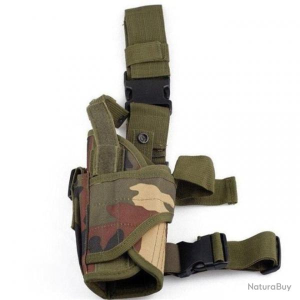 Holster de cuisse WarriorGrip Glock 17/18 - Jungle