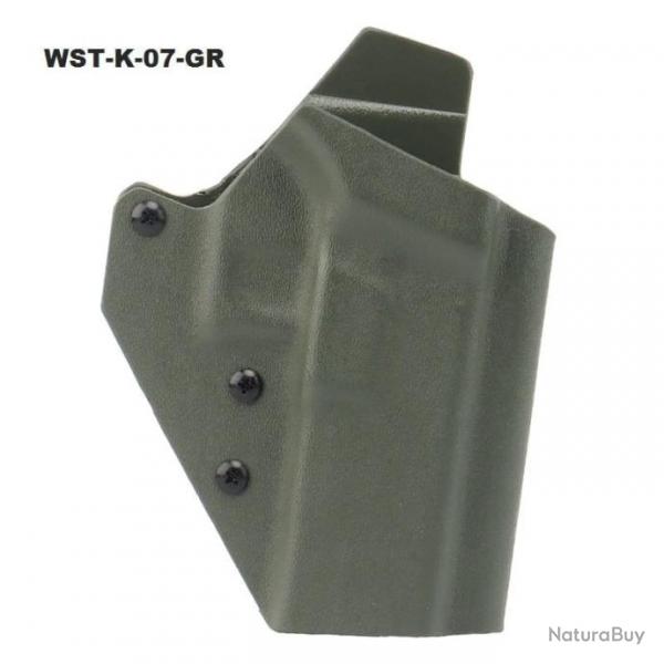 Holster droitier CovertGuard Glock 17 IWB - K-07-(ranger vert)