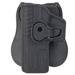 Holster ShadowOps Glock gaucher/droitier CSO Per-Fit - Noir (main gauche)