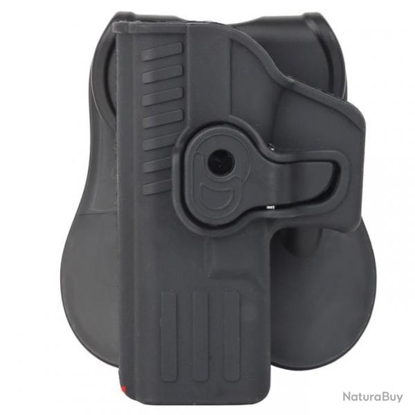 Holster ShadowOps Glock gaucher/droitier CSO Per-Fit - Noir (main gauche)