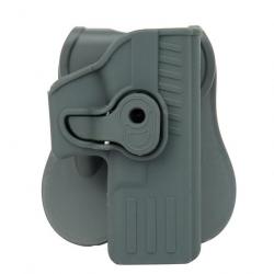 Holster Glock gaucher/droitier CSO Per-Fit - Gris (main droite)