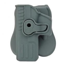 Holster Glock gaucher/droitier CSO Per-Fit - Gris (main gauche)