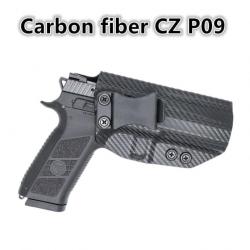 Holster IWB CZ P07 P09 P10 - Fibre de carbone CZ P09