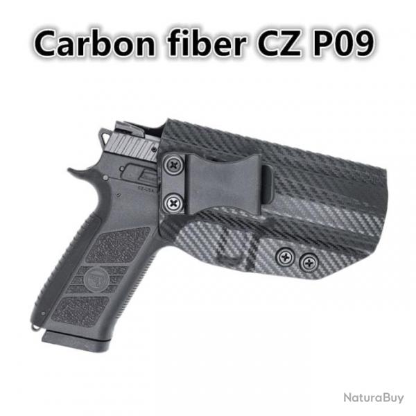 Holster Warpath Secure IWB CZ P07 P09 P10 - Fibre de carbone CZ P09