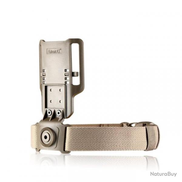 Holster Low Ride Duty Drop AMOMAX - Tan (Low Ride)