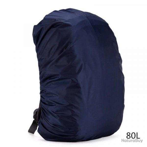 Housse impermable pour sac  dos 35-80l - Bleu  80L