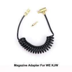 Kit adaptateur gaz vert tuyau enroulement - Adapter KJW WE