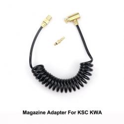 Kit adaptateur gaz vert tuyau enroulement - Adapter KSC KWA