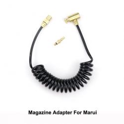 Kit adaptateur gaz vert tuyau enroulement - Adapter Marui