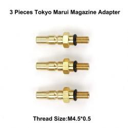 Kit adaptateur gaz vert tuyau enroulement - 3PCS Marui Adapter