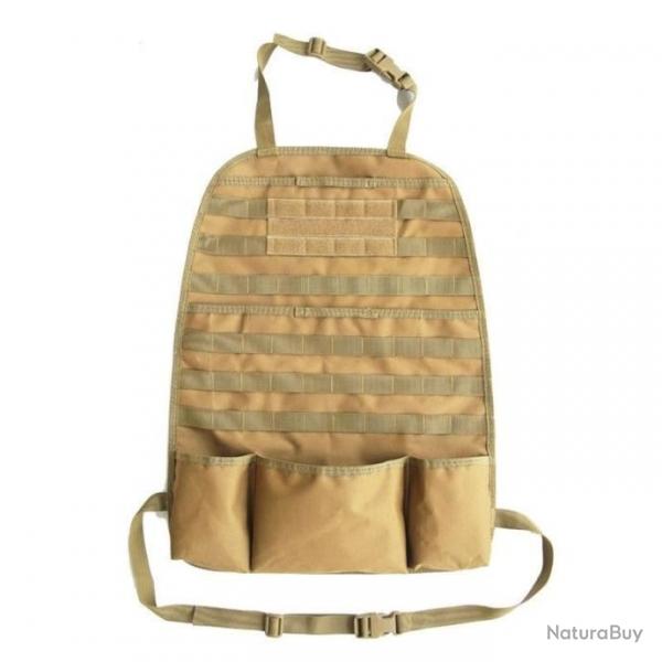 Kit organiseur Molle sige arrire voiture - Modle 1 (Tan)