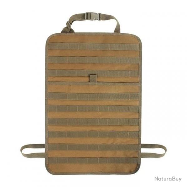 Kit organiseur Molle sige arrire voiture - Modle 2 (Tan)