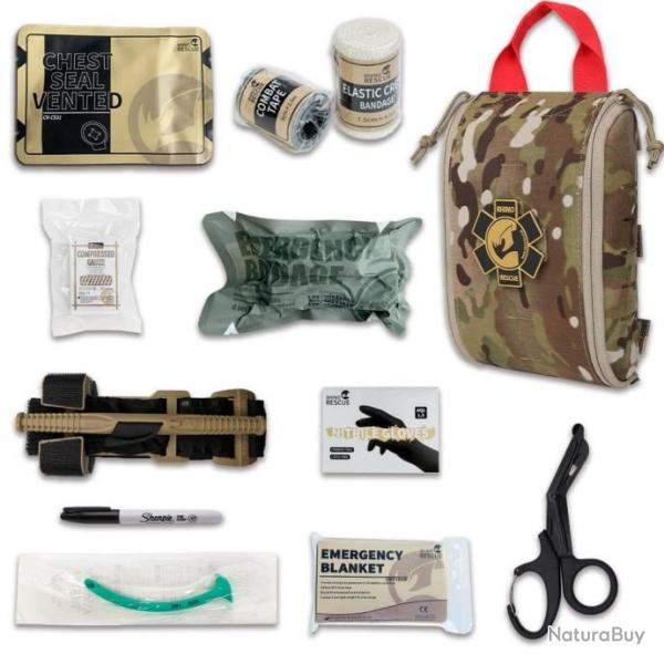 Kit premiers soins Rhino QF-002M IFAK - Camouflage