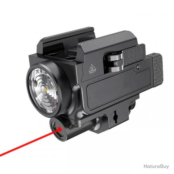 Lampe laser USB 800 Lumens ARSSON - Rouge