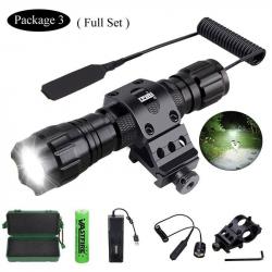 Lampe montage + interrupteur + chargeur USB 18650 - Type 3 (Whtie)